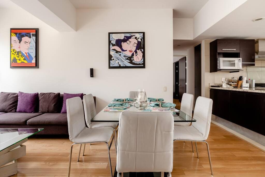 Beautiful Apartment In Polanco Area With Amenities メキシコシティ エクステリア 写真